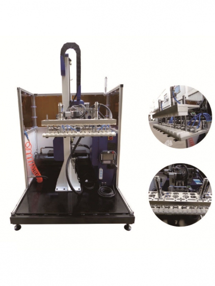 Rubber injection full servo demoulding side take-off manipulator